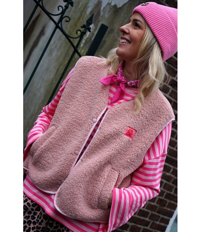 TEDDY GILET AMOUR ZACHTROZE