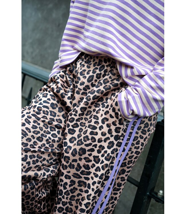 STREEP TOP KIM LILA ECRU