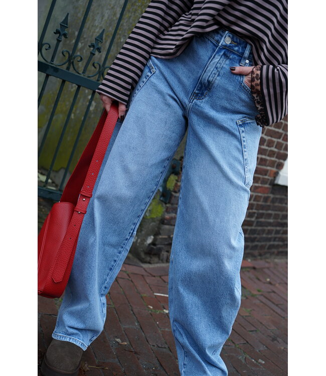 CARGO BALLOON JEANS
