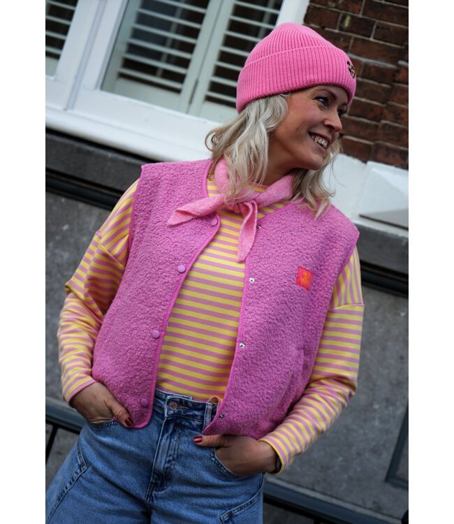 GILET OUT OF OFFICE ROZE