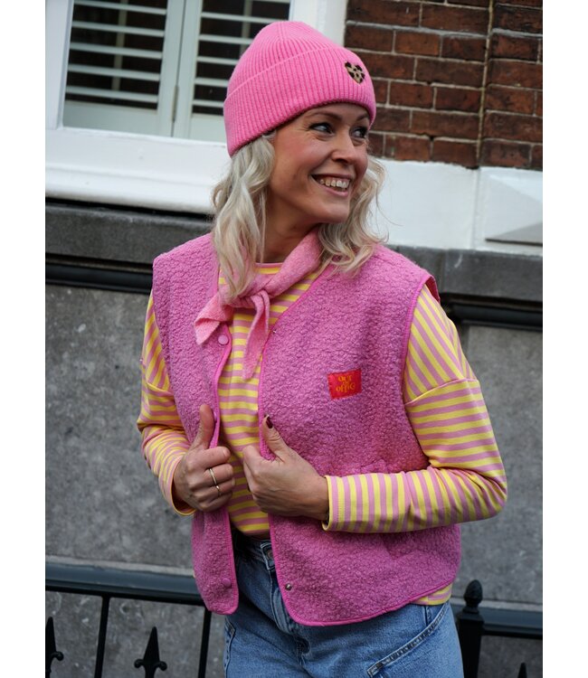GILET OUT OF OFFICE ROZE