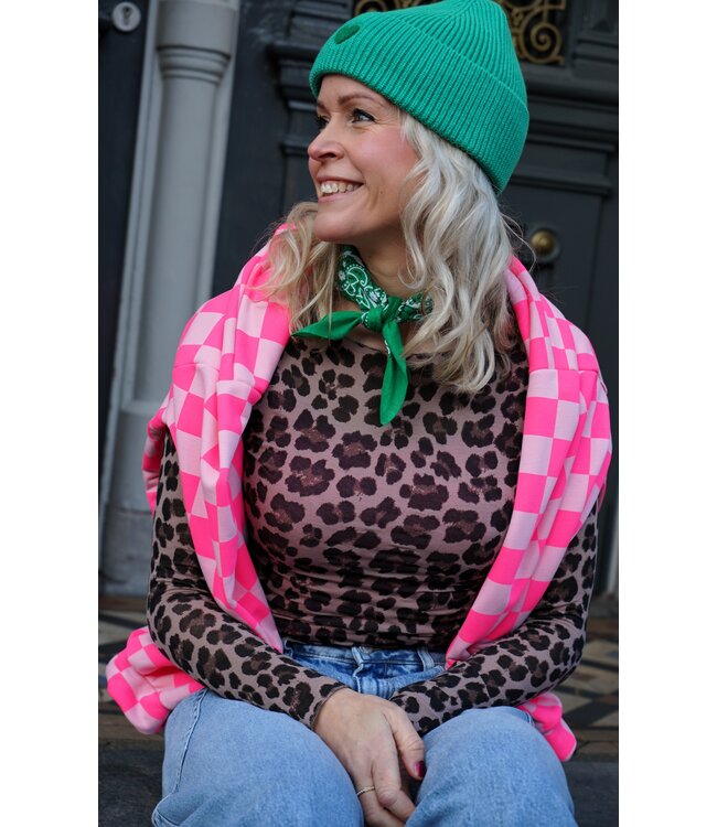 LEOPARD TOP  BRUIN
