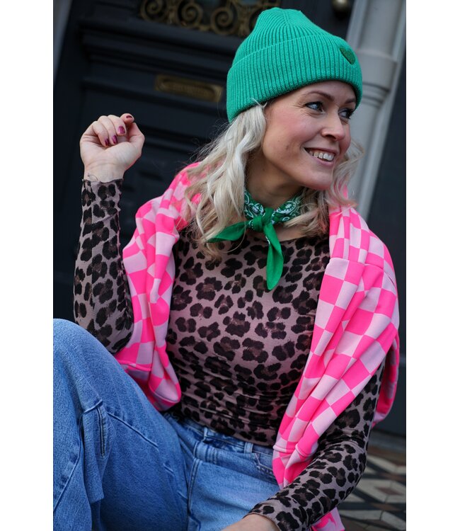 LEOPARD TOP  BRUIN