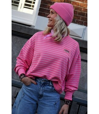 STREEP TOP AMOUR FUCHSIA ROZE