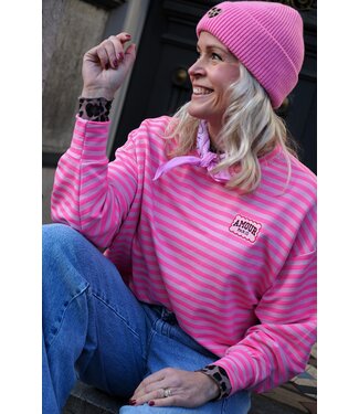 STREEP TOP AMOUR FUCHSIA ROZE