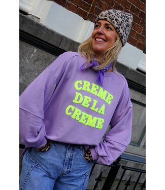SWEATER CREME DE LA CREME LILA