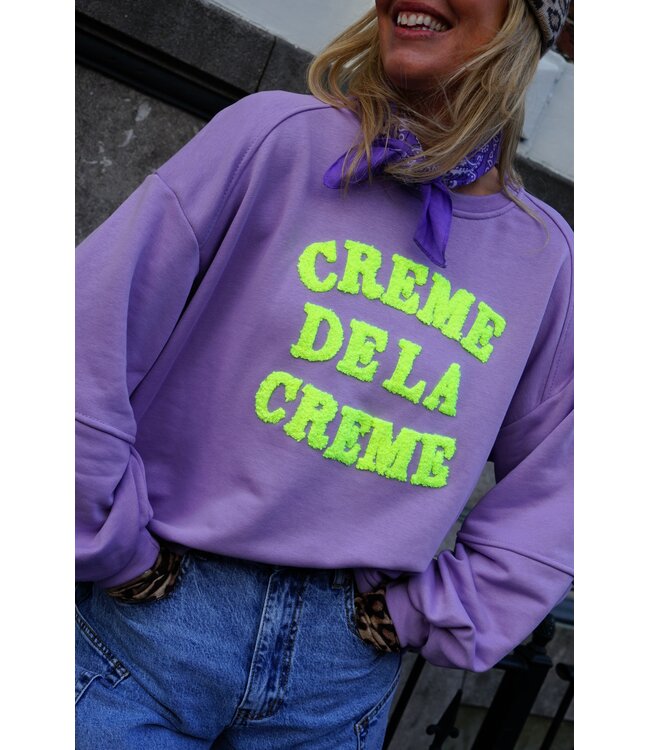 SWEATER CREME DE LA CREME LILA