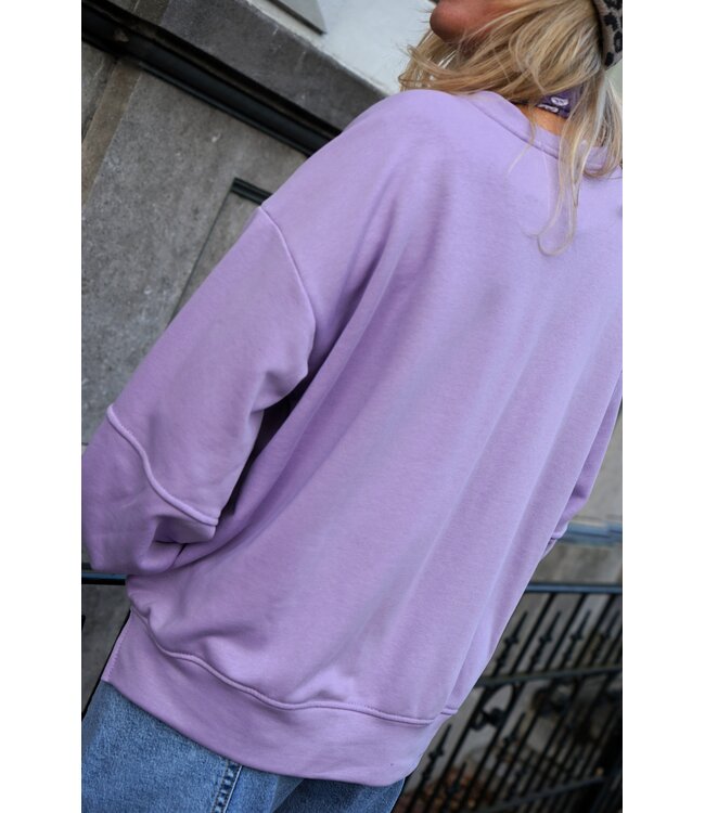 SWEATER CREME DE LA CREME LILA