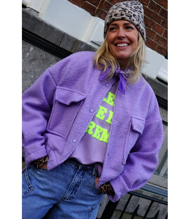 SWEATER CREME DE LA CREME LILA