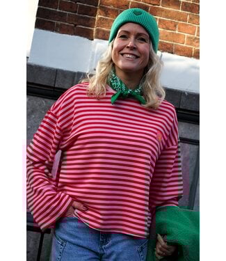 STREEP TOP OUT OF OFFICE ROOD ROZE