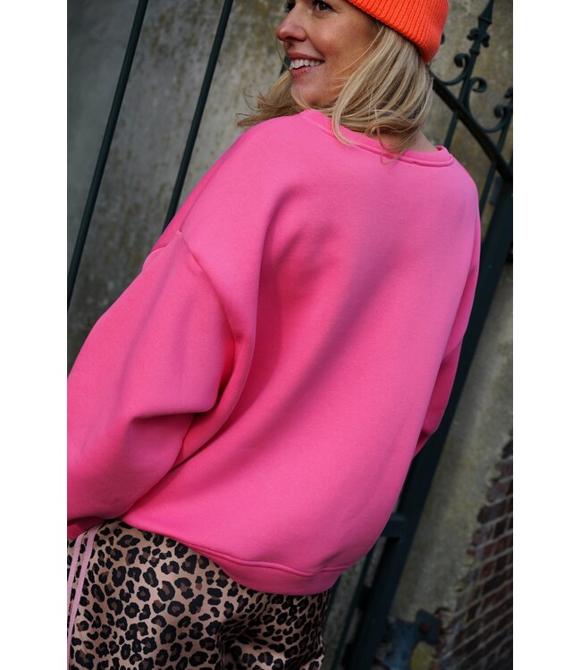 SWEATER AMOUR LEOPARD ROZE