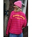 STREEP TOP NEVER WRONG ROZE ROOD