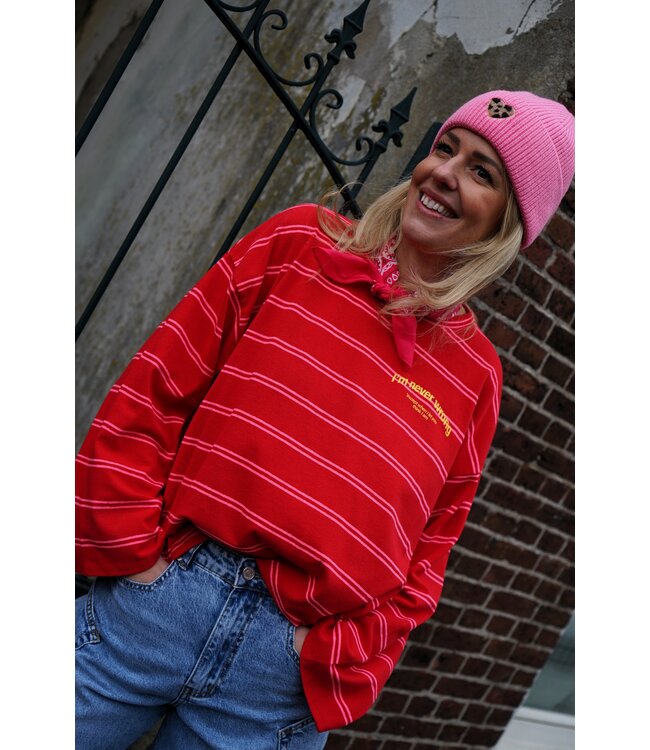 STREEP TOP NEVER WRONG ROOD ROZE