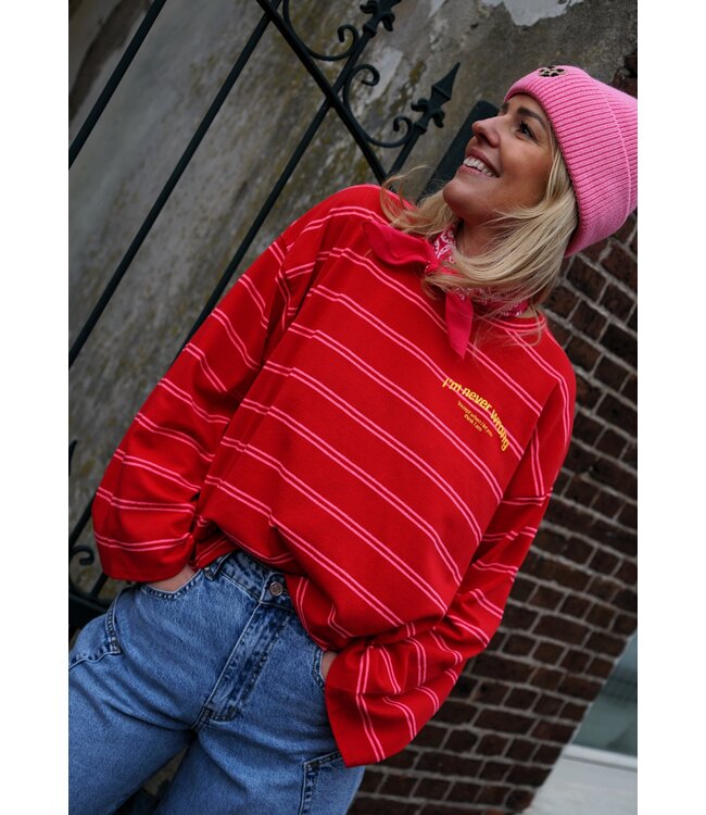 STREEP TOP NEVER WRONG ROOD ROZE