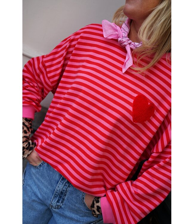 STREEP TOP HART  ROOD ROZE