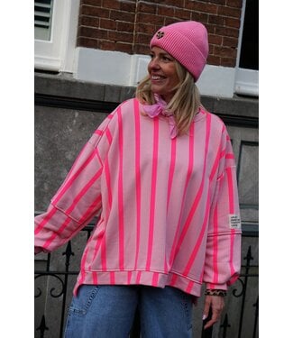 STREEP SWEATER LOT ROZE