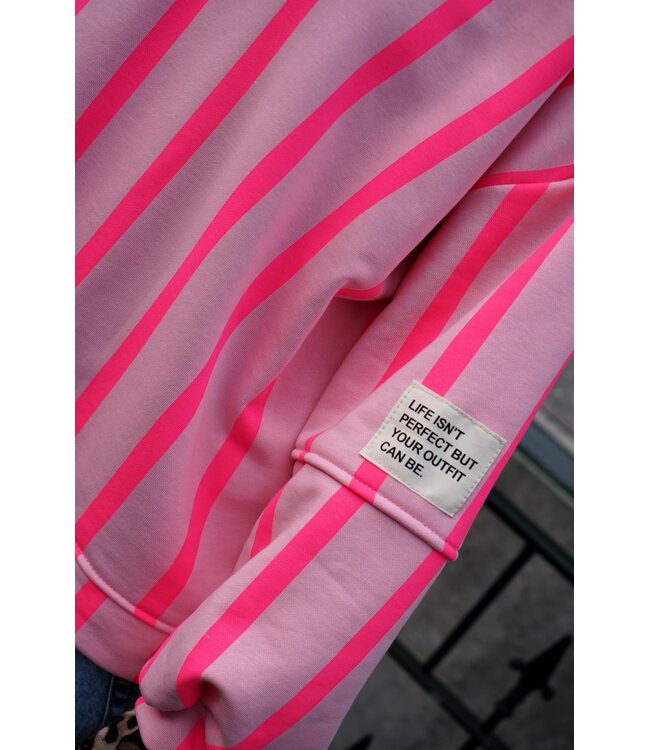 STREEP SWEATER LOT ROZE