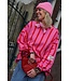 STREEP SWEATER LOT ROOD ROZE