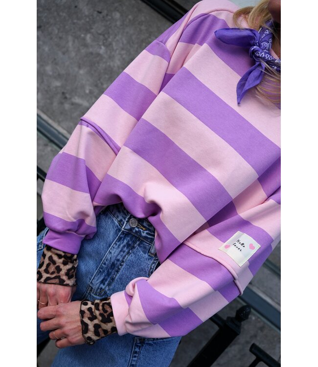 STREEP SWEATER LOVER LILA