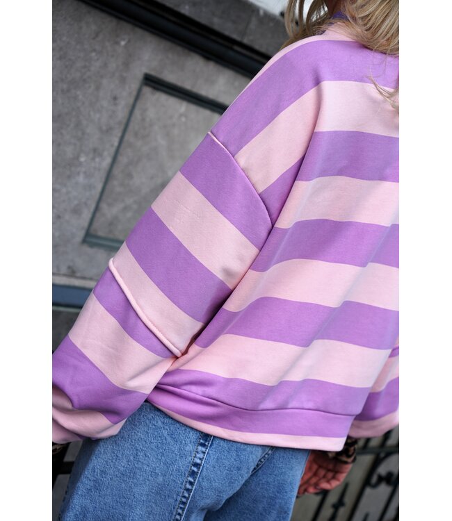 STREEP SWEATER LOVER LILA
