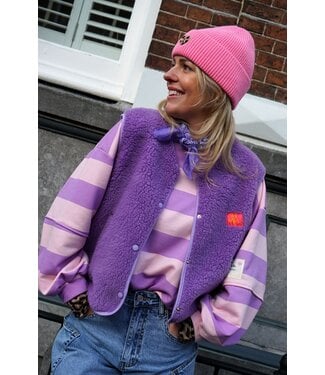 GILET PIP OUT OF OFFICE LILA