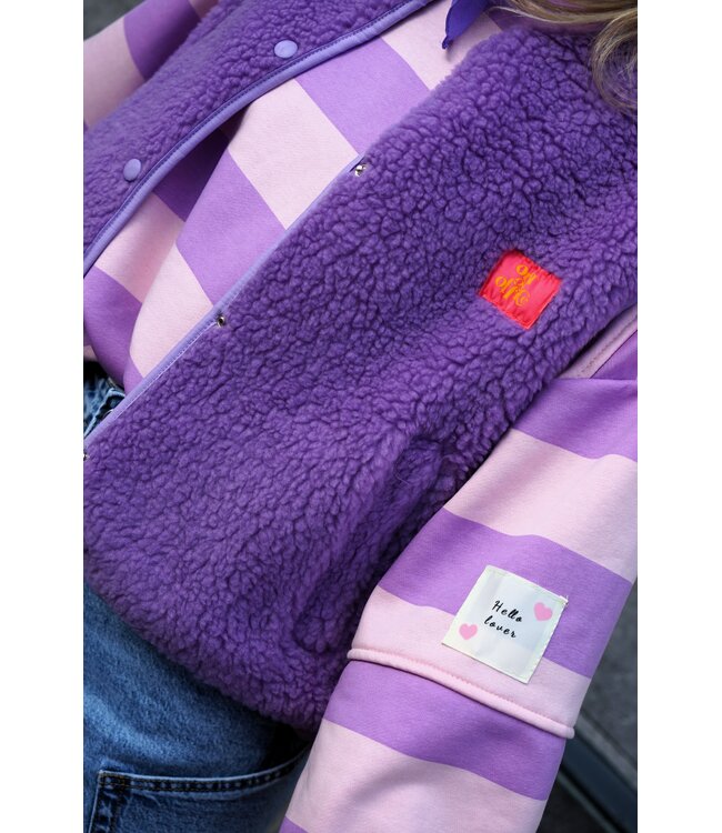 GILET PIP OUT OF OFFICE LILA