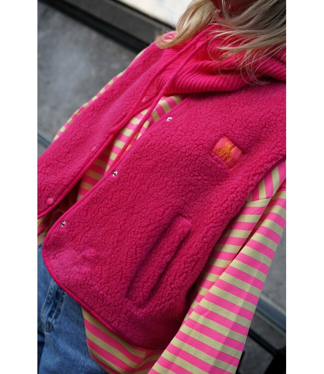 GILET PIP OUT OF OFFICE FUCHSIA