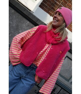 GILET PIP OUT OF OFFICE FUCHSIA