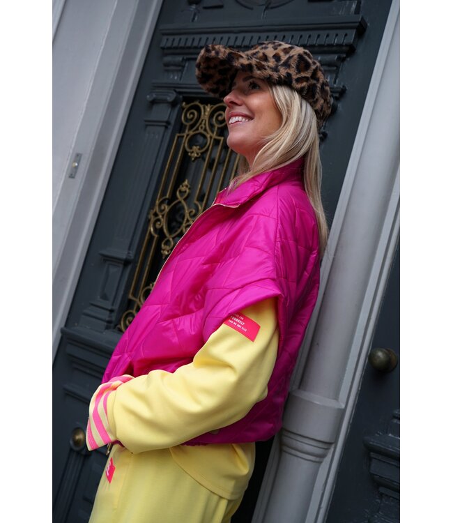 BODYWARMER JET FUCHSIA