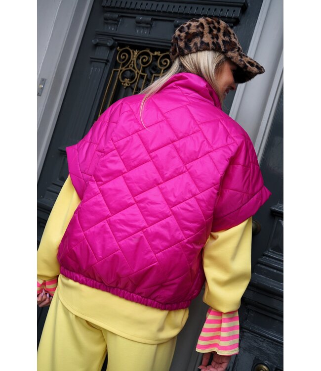 BODYWARMER JET FUCHSIA