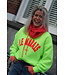 SWEATER LE MARAIS NEON GROEN