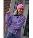 STREEP TOP SAAR ROZE BLAUW