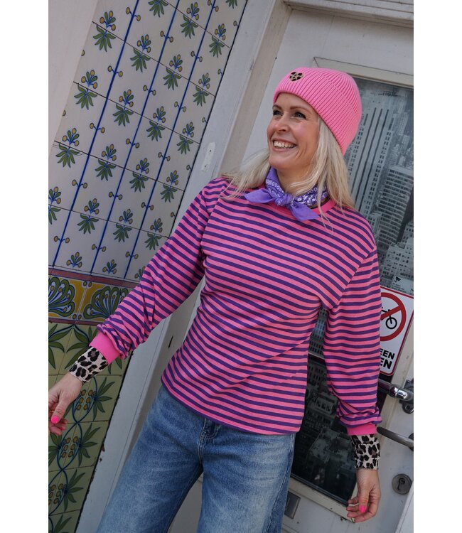 STREEP TOP RIV ROZE PAARS