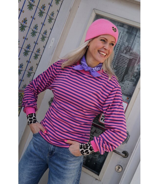 STREEP TOP RIV ROZE PAARS