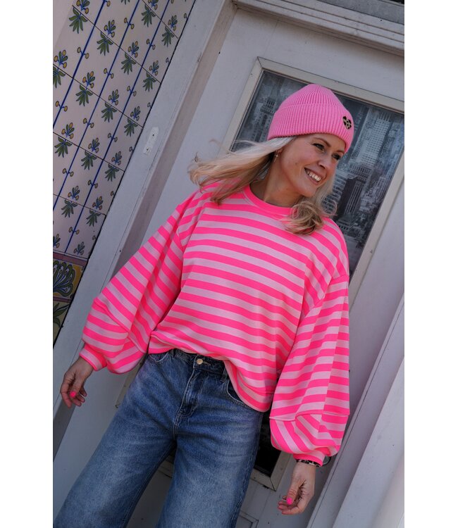 STREEP SWEATER FAY FUCHSIA ROZE