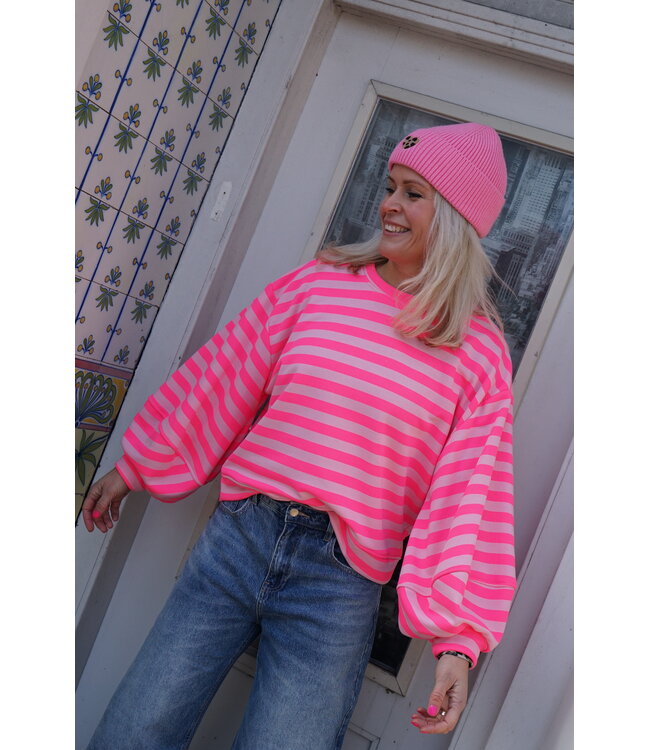 STREEP SWEATER FAY FUCHSIA ROZE