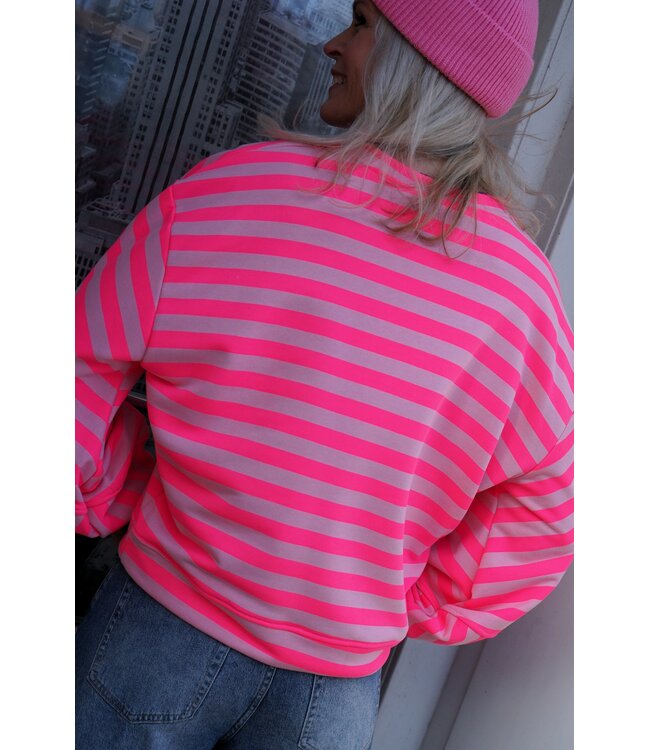 STREEP SWEATER FAY FUCHSIA ROZE