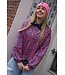 SWEATER LEOPARD GROEN ROZE