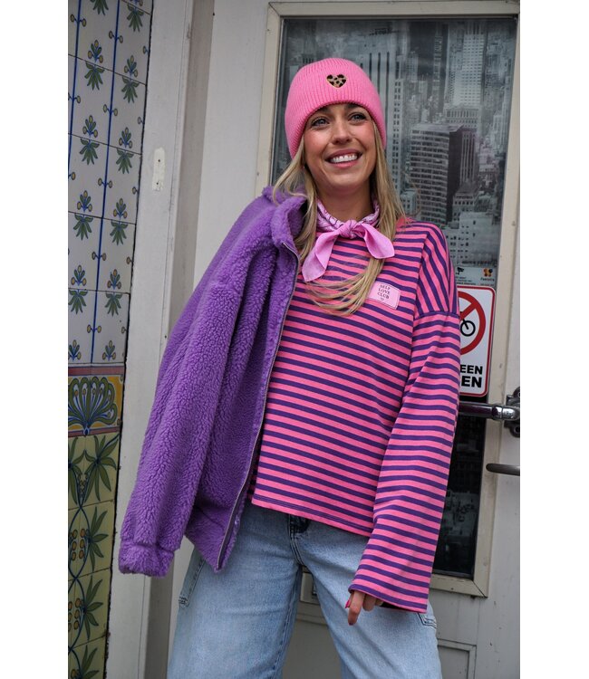 STREEP TOP SELF LOVE FUCHSIA PAARS