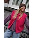 TEDDY GILET ISA OUT OF OFFICE FUCHSIA