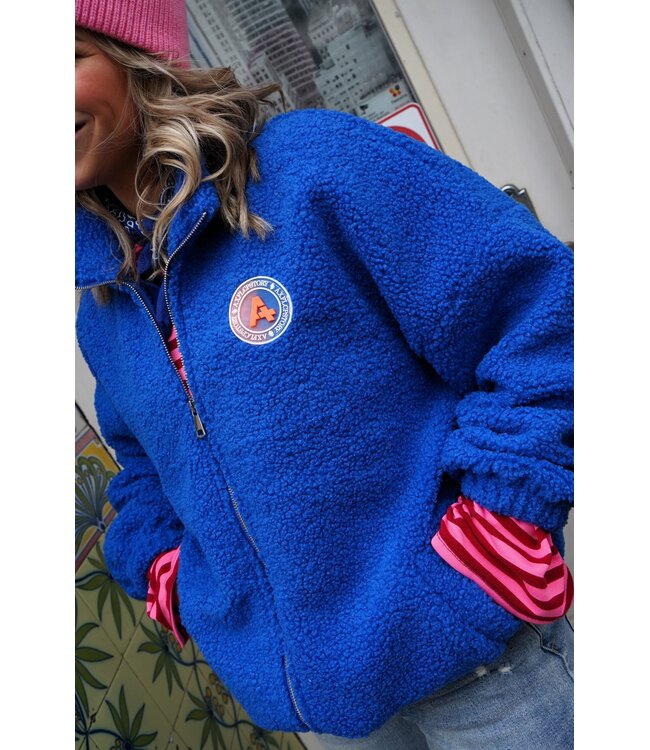 TEDDY BOMBER JACK BLAUW