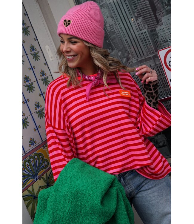 STREEP TOP LIV AMOR ROOD ROZE
