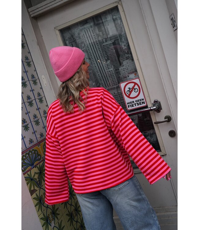 STREEP TOP LIV AMOR ROOD ROZE