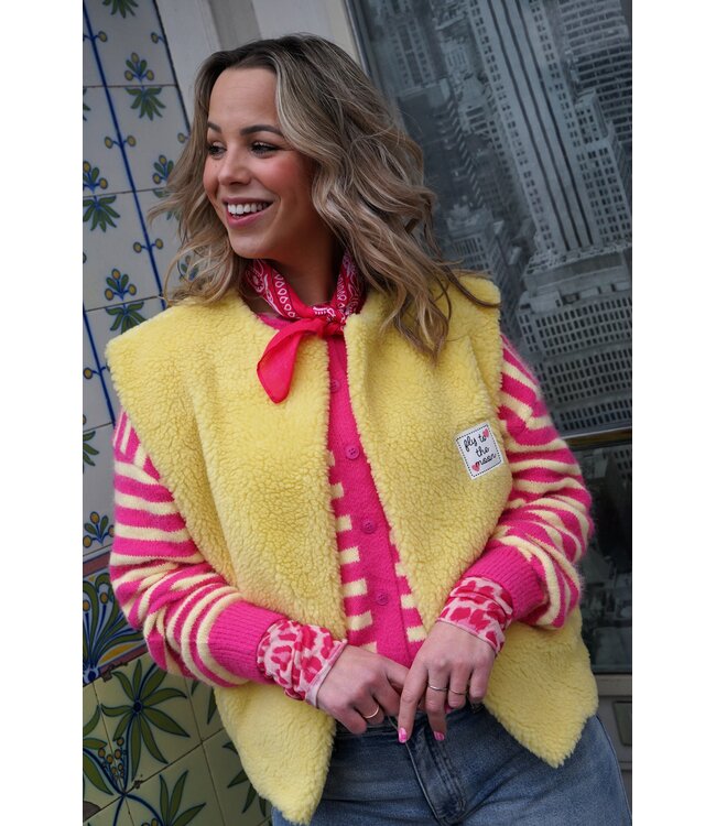 TEDDY GILET ISA TO THE MOON GEEL