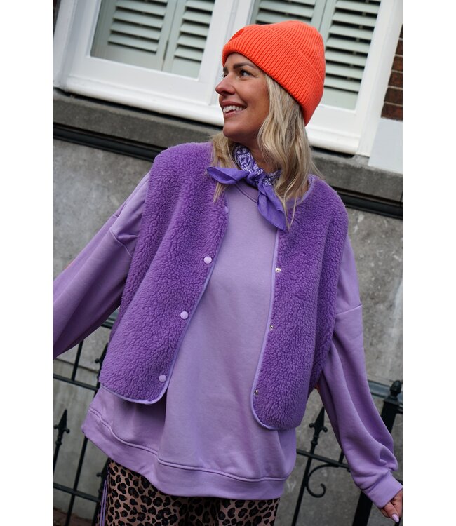 TEDDY GILET AMOUR PAARS