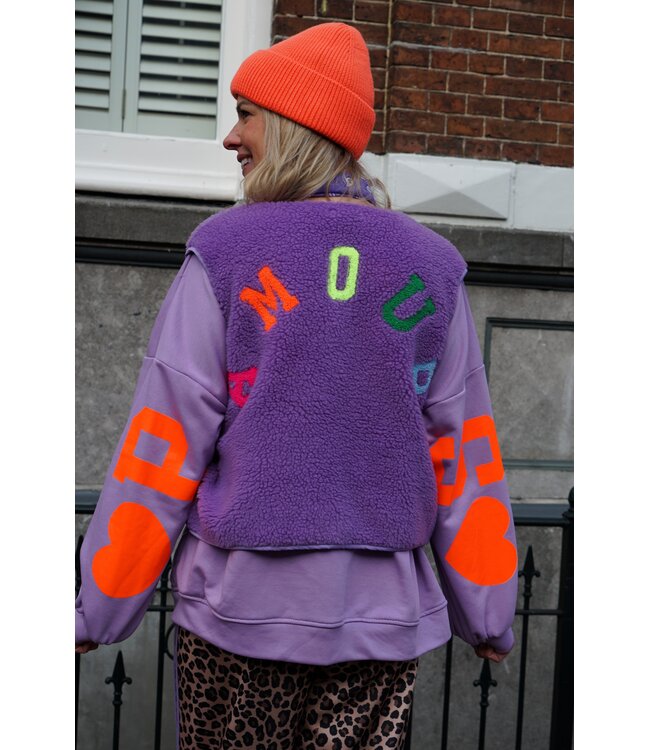 TEDDY GILET AMOUR PAARS