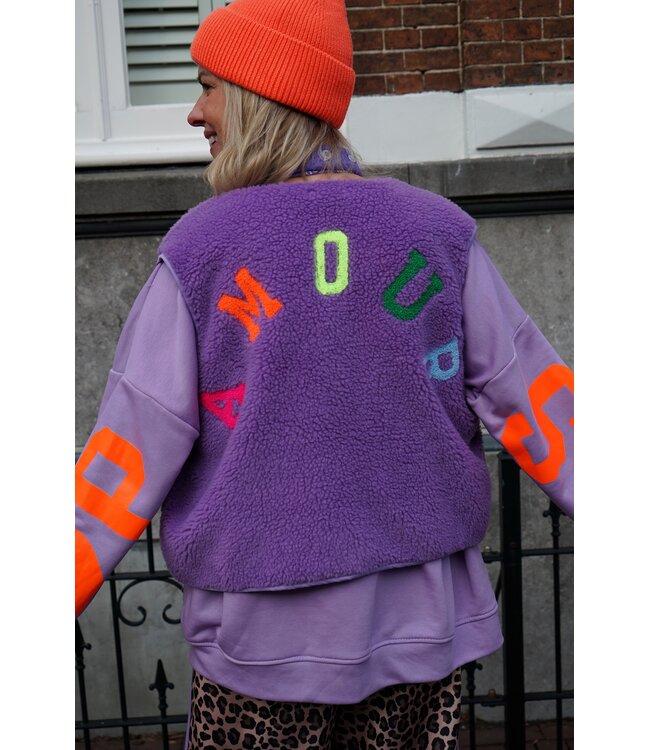 TEDDY GILET AMOUR PAARS