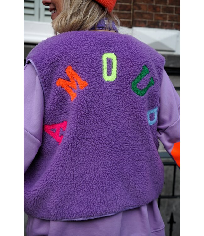 TEDDY GILET AMOUR PAARS