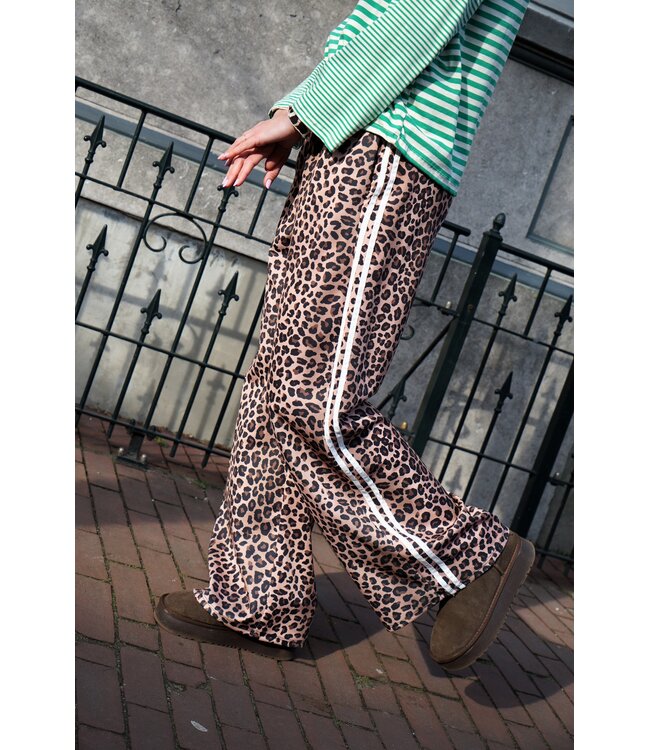 LEOPARD BROEK NOA WIT