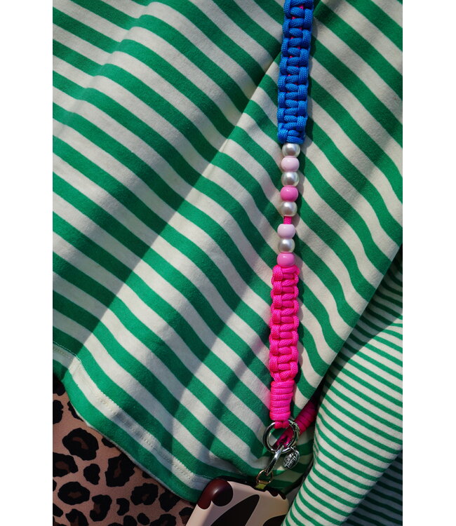 TELEFOONKOORD BLAUW FUCHSIA